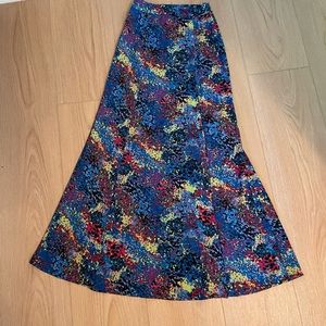 For Love and Lemons Double Slit Maxi Skirt